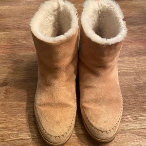 Jenni Kayne Boots, Used with obvious wear and tear, staining